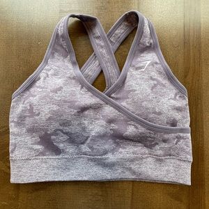 Gymshark Camo Seamless Sports Bra